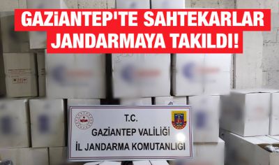 Gaziantep'te sahtekarlar jandarmaya takıldı!