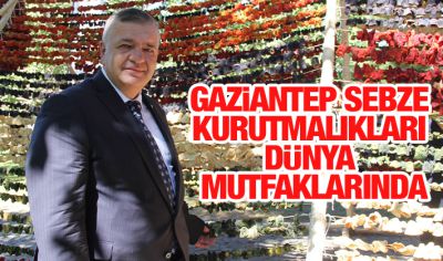 GAZİANTEP SEBZE KURUTMALIKLARI DÜNYA MUTFAKLARINDA