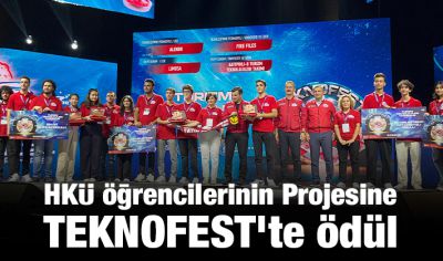 HKÜ Öğrencilerinin Projesine TEKNOFEST’te ödül