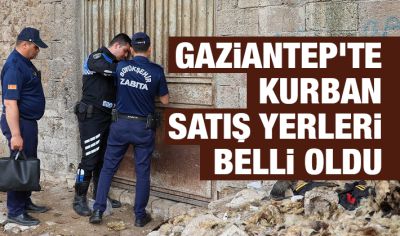 Gaziantep'te kurban satış yerleri belli oldu