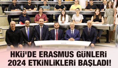 HKÜ’de Erasmus Günleri 2024 Etkinlikleri Başladı!