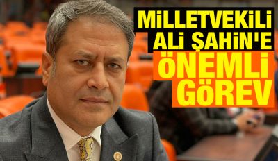 MİLLETVEKİLİ ALİ ŞAHİN'E ÖNEMLİ GÖREV