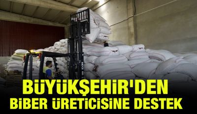 BÜYÜKŞEHİR’DEN BİBER ÜRETİCİSİNE DESTEK: ÇİFTÇİLER NEFES ALDI