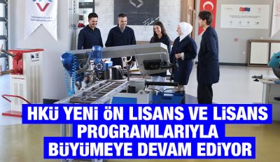 HKÜ Yeni Ön Lisans ve Lisans Programlarıyla Büyümeye Devam Ediyor