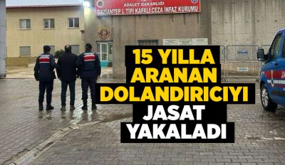 15 YILLA ARANAN DOLANDIRICIYI JASAT YAKALADI