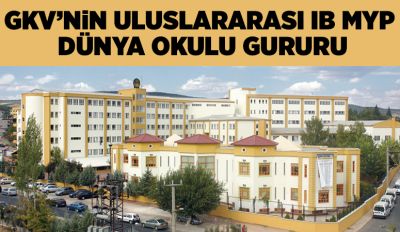 GKV’nin Uluslararası IB MYP Dünya Okulu Gururu