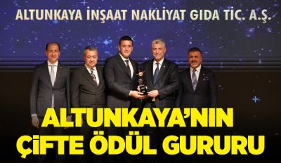 Altunkaya’nın Çifte Ödül Gururu