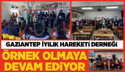 Gaziantep İyilik Hareketi Derneği örnek olmaya devam ediyor