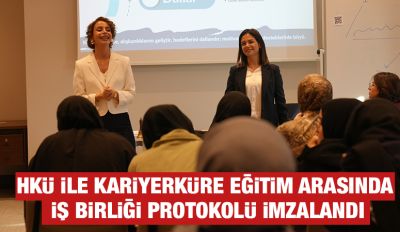 HKÜ ile Kariyerküre Eğitim Arasında İş Birliği Protokolü İmzalandı
