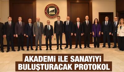 AKADEMİ İLE SANAYİYİ BULUŞTURACAK PROTOKOL