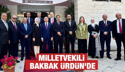 Milletvekili Bakbak Ürdün’de