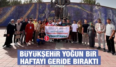 BÜYÜKŞEHİR YOĞUN BİR HAFTAYI GERİDE BIRAKTI
