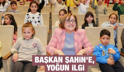 BAŞKAN  ŞAHİN'E, YOĞUN İLGİ