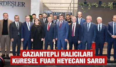 Gaziantepli Halıcıları Küresel Fuar Heyecanı Sardı