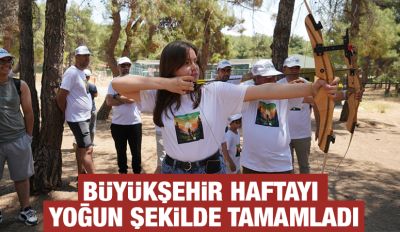BÜYÜKŞEHİR HAFTAYI YOĞUN ŞEKİLDE TAMAMLADI