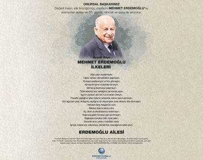 MEHMET ERDEMOĞLU İLKELERİ