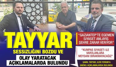 TAYYAR SESSİZLİĞİNİ BOZDU VE OLAY YARATACAK AÇIKLAMALARDA BULUNDU