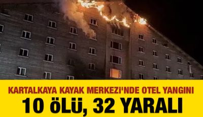 Kartalkaya Kayak Merkezi'nde otel yangını: 10 ölü, 32 yaralı