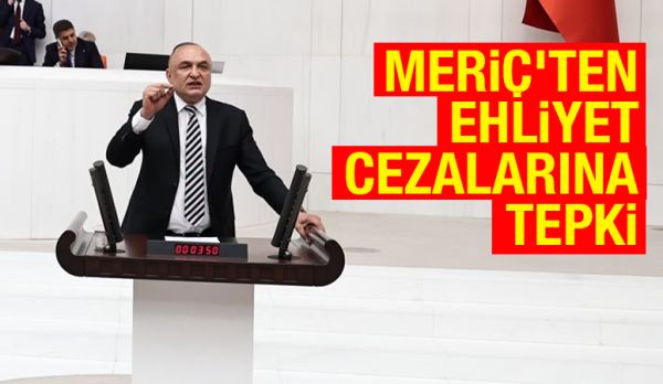 Meriç'ten Ehliyet Cezalarına Tepki