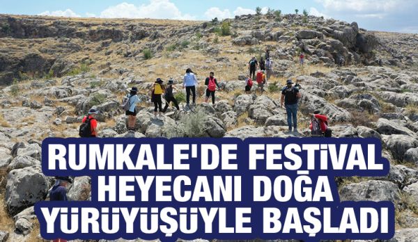 RUMKALE’DE FESTİVAL HEYECANI DOĞA YÜRÜYÜŞÜYLE BAŞLADI
