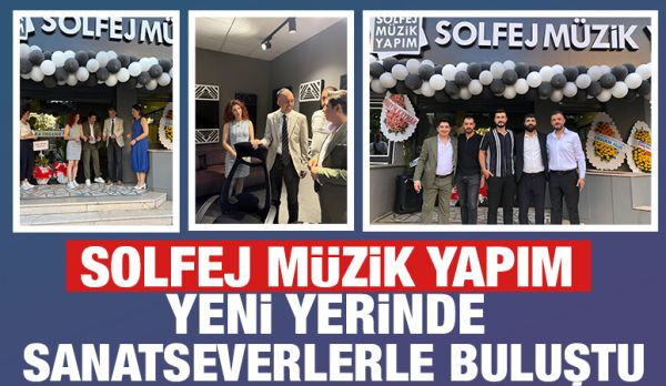 Solfej Müzik Yapım Yeni Yerinde Sanatseverlerle Buluştu