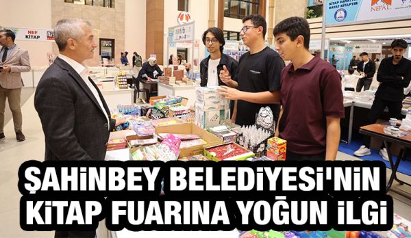 ŞAHİNBEY BELEDİYESİ’NİN KİTAP FUARINA YOĞUN İLGİ
