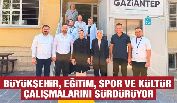BÜYÜKŞEHİR, EĞİTİM, SPOR VE KÜLTÜR ÇALIŞMALARINI SÜRDÜRÜYOR